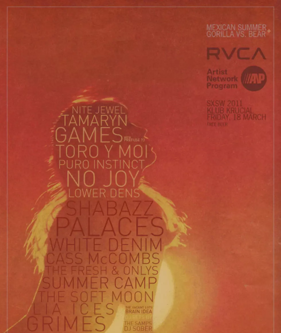 Mexican Summer x Gorilla vs. Bear: </br></br>SXSW 2011 showcase