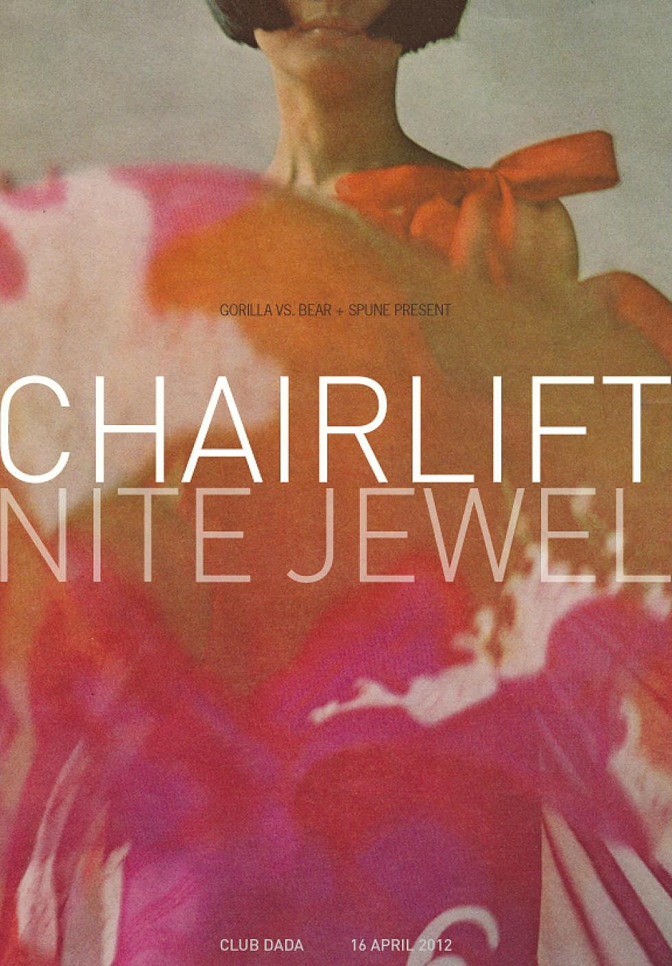 gorilla vs. bear presents: Chairlift + Nite Jewel – Live in Dallas